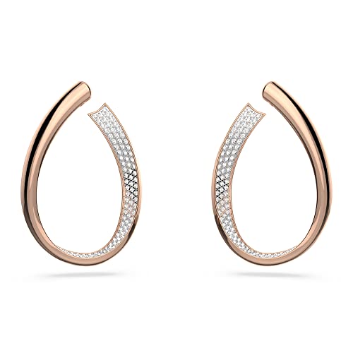 Hoop Earrings - Rose-gold Tone Finish