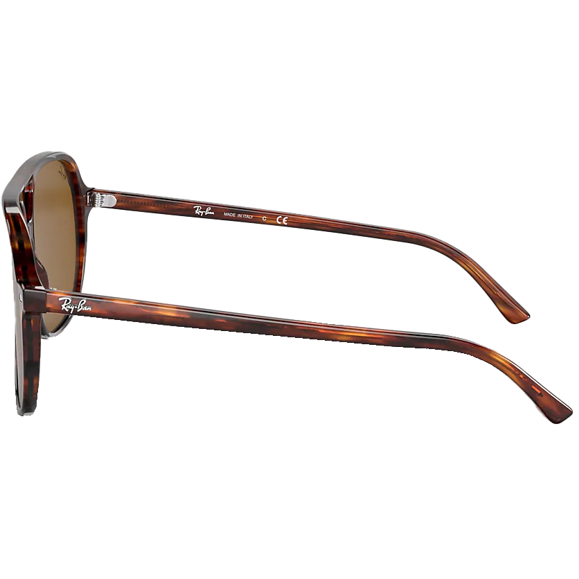 Bill Low Bridge Striped Havana/Brown Sunglasses - Stylish & Comfortable for Outdoor Activities, Driving, and Fashion
