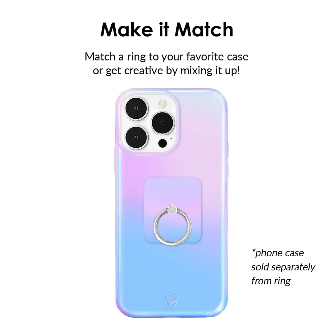 Velvet Caviar Phone Ring Holder - Grip & Stand for iPhone, Galaxy - Nebula for Secure Use