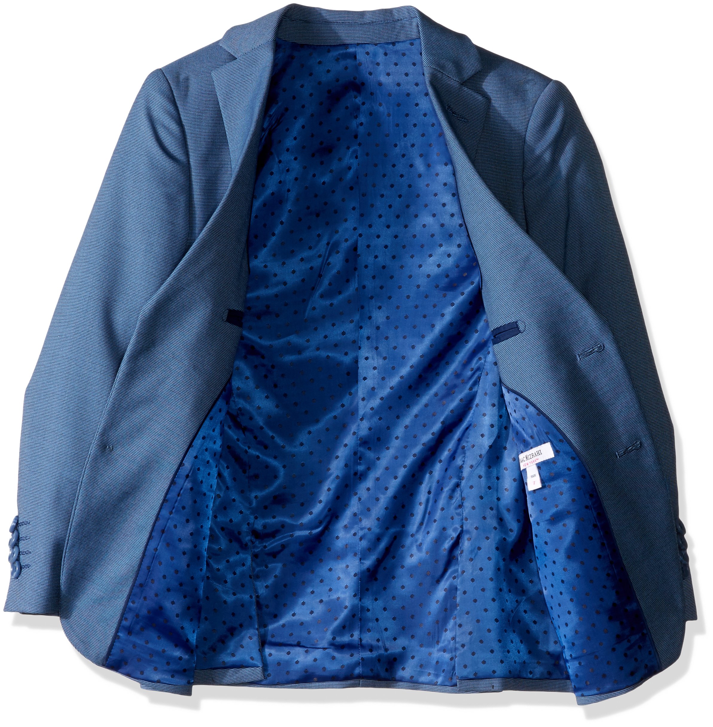 Isaac Mizrahi Boys' 3-Piece Suit Set with Two-Button Jacket - Formal Wear for Weddings, School Events & Special Occasions