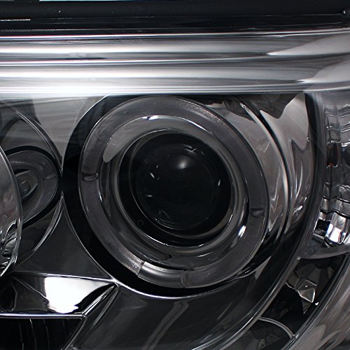 AKKON Smoke Halo Projector Headlights & LED Tail Lights Set for 2005-2011 Toyota Tacoma - Upgrade Your Truck's Style & Night Visibility (Perfect for Off-Roading, Night Driving & Custom Builds)