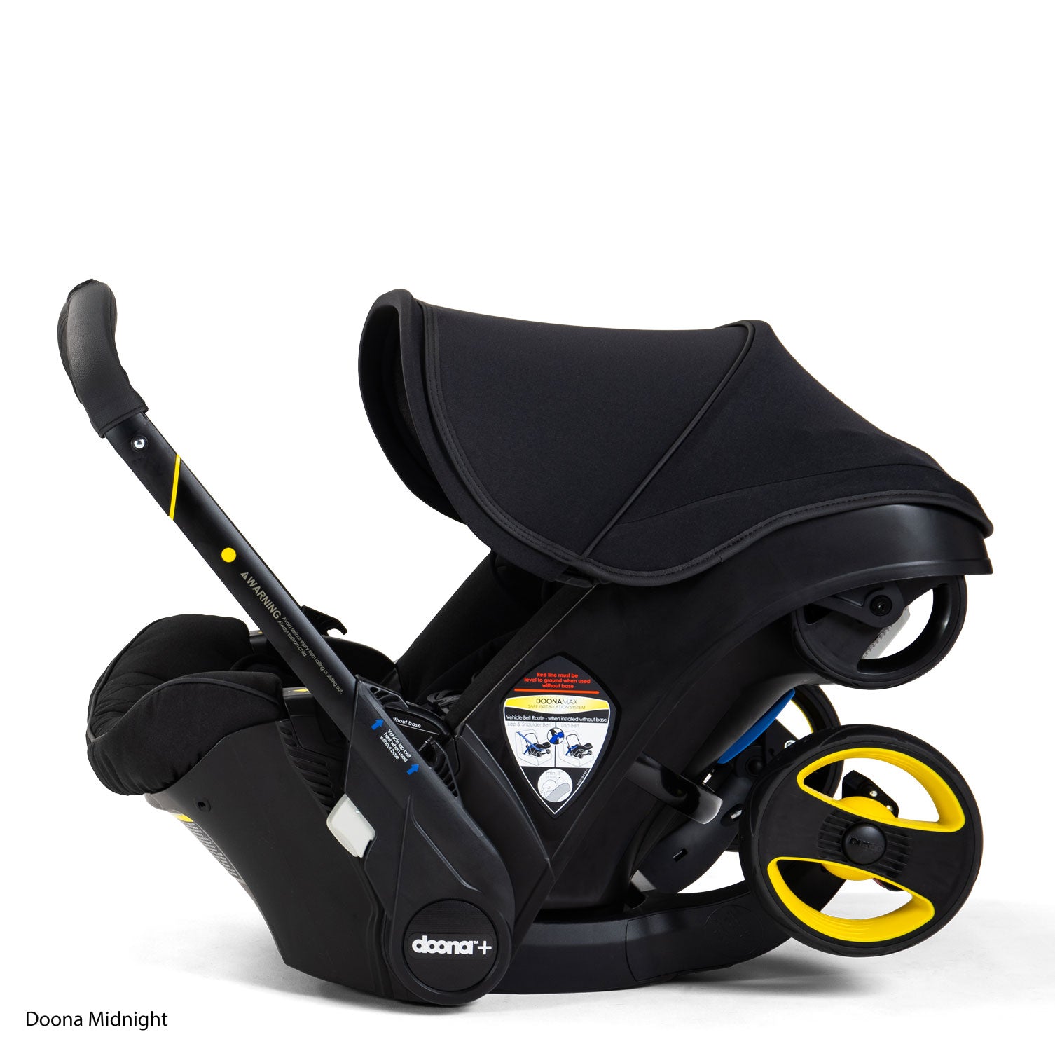 Doona Infant Car Seat & Stroller with Base - 3-in-1 Travel System for Newborns to 35 lbs - Lightweight & Compact for Airplane & Car Travel - Perfect for Parents on the Go