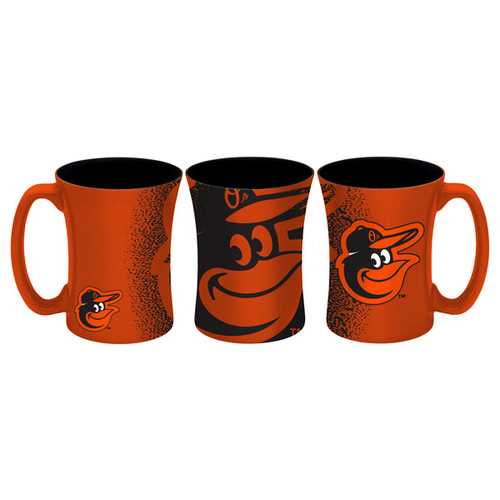 Baltimore Orioles 14 oz Coffee Mug - Ceramic Travel Mug for Baseball Fans, Office & Home Use