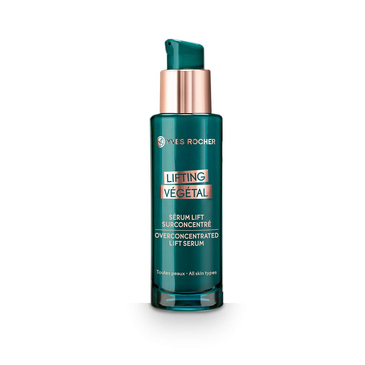 Yves Rocher Lifting Végétal Anti-Aging Face & Neck Serum - Botanical Collagen Moisturizer for Wrinkles & Firming, 30ml | Suitable for All Skin Types | Day & Night Skincare Routine