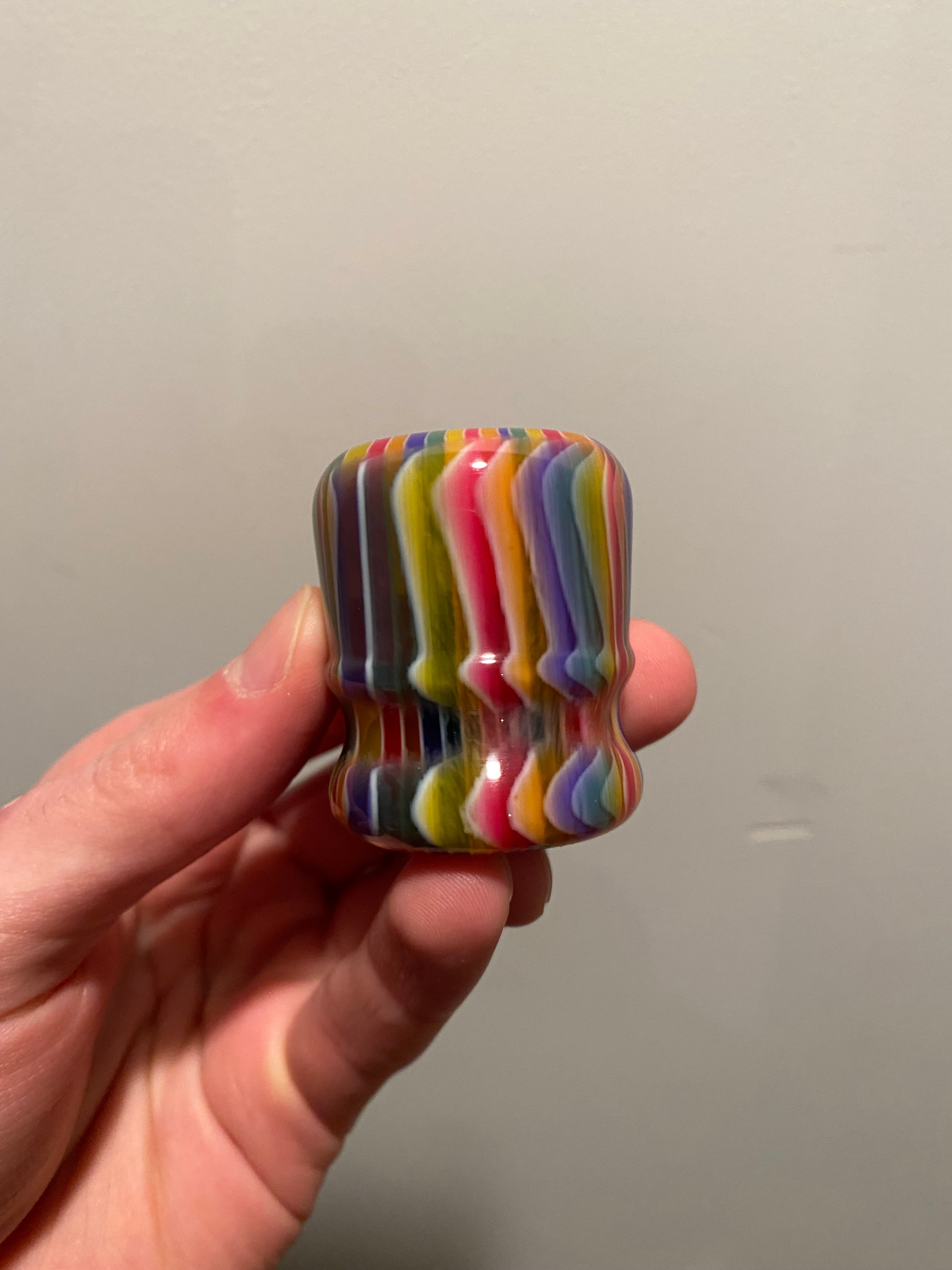 Premium Handcrafted Candy Stripe Shaving Brush Handle - Fits 24mm & 26mm Knots - Perfect for Wet Shaving & Grooming Gifts for Men