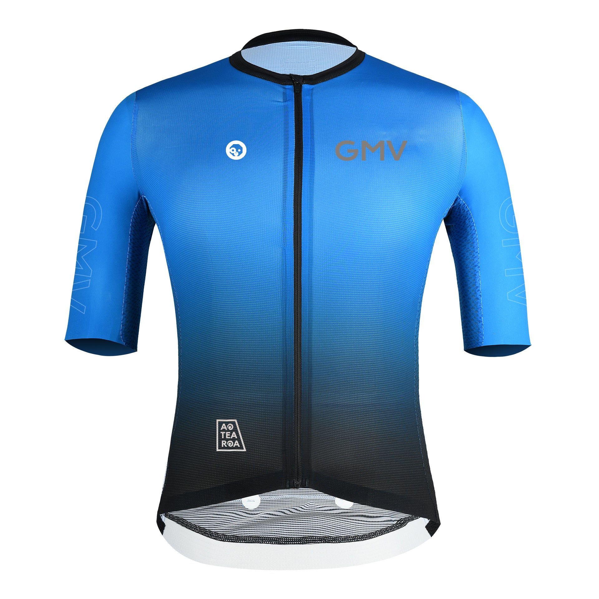 AERO ROAD JERSEY Cycling Shirt - Blue Fade Color Performance Bike Jersey for Men & Women - Lightweight & Breathable for Road Biking, Racing & Outdoor Sports (PRE ORDER)