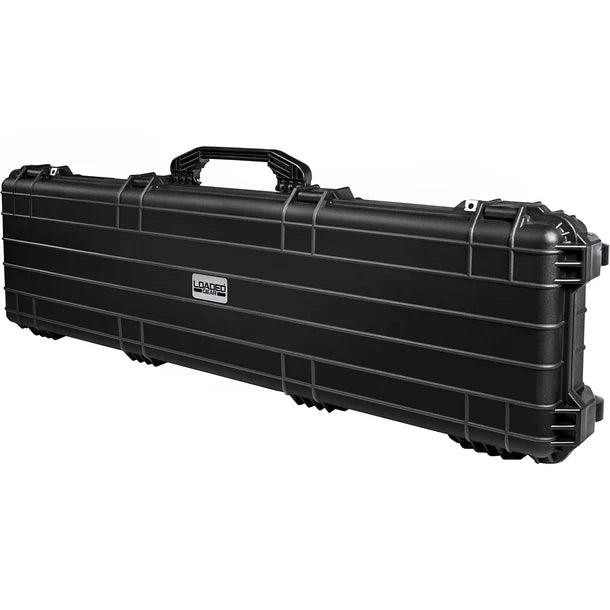 Barska BH12158 Waterproof 53-Inch Hard Rifle Case with Wheels - Heavy Duty Lockable Gun Storage for Travel & Hunting - Perfect for Airplane, Range & Outdoor Use