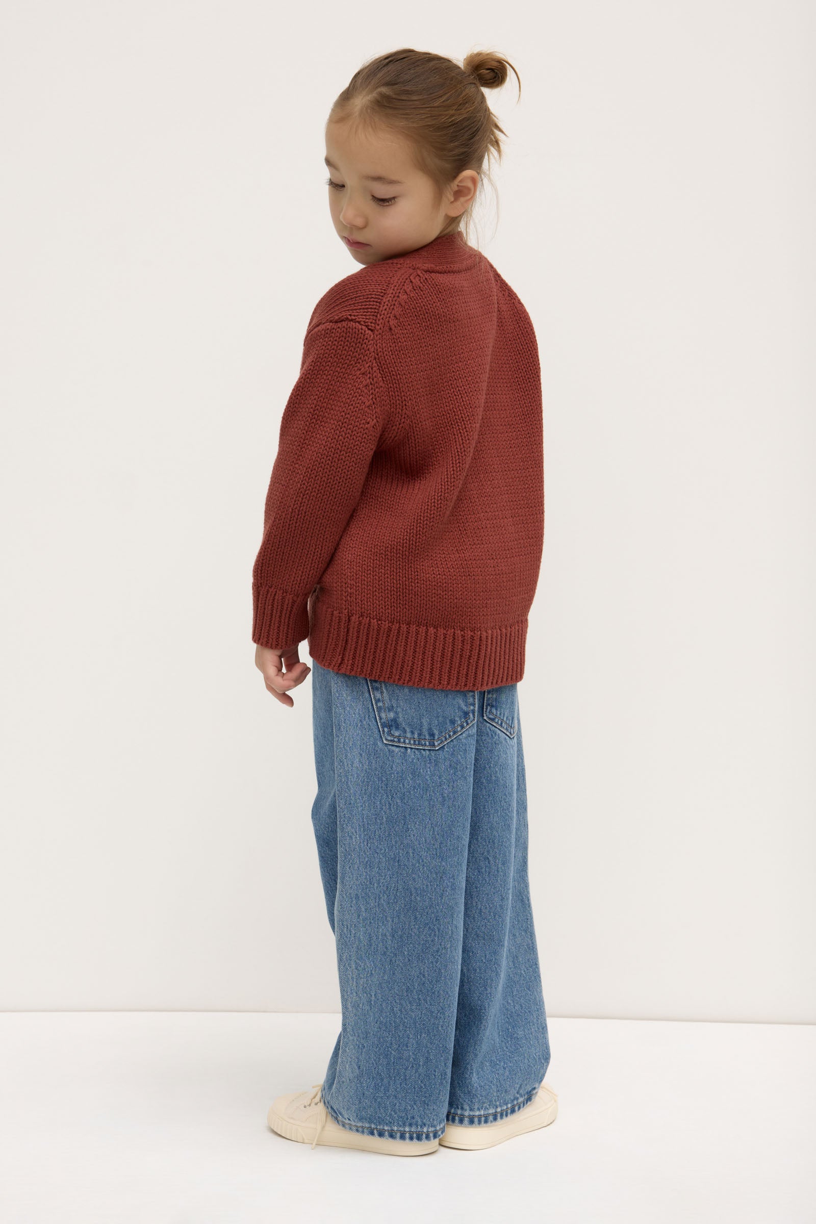 Soft Kids Cotton Knit Cardigan Sweater - Cozy Lightweight Pullover for Boys & Girls - Perfect for School, Playdates & Family Outings