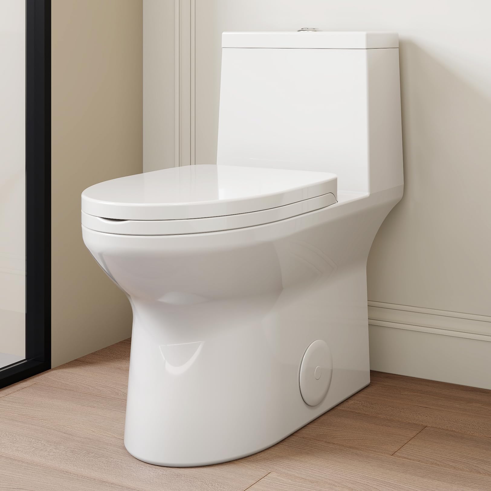 ADA Compliant Compact Elongated One-Piece Toilet - 12