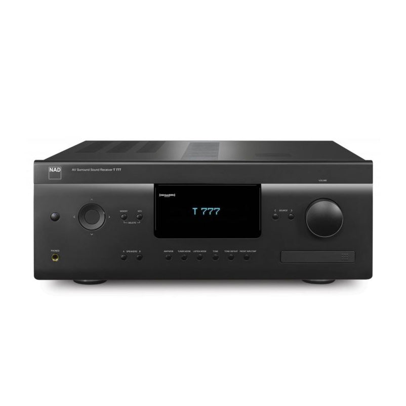 T777 7.1 Channel AV Surround Sound Receiver - Home Theater System for Movies, Music & Gaming - 4K Ultra HD, Bluetooth & HDMI Connectivity
