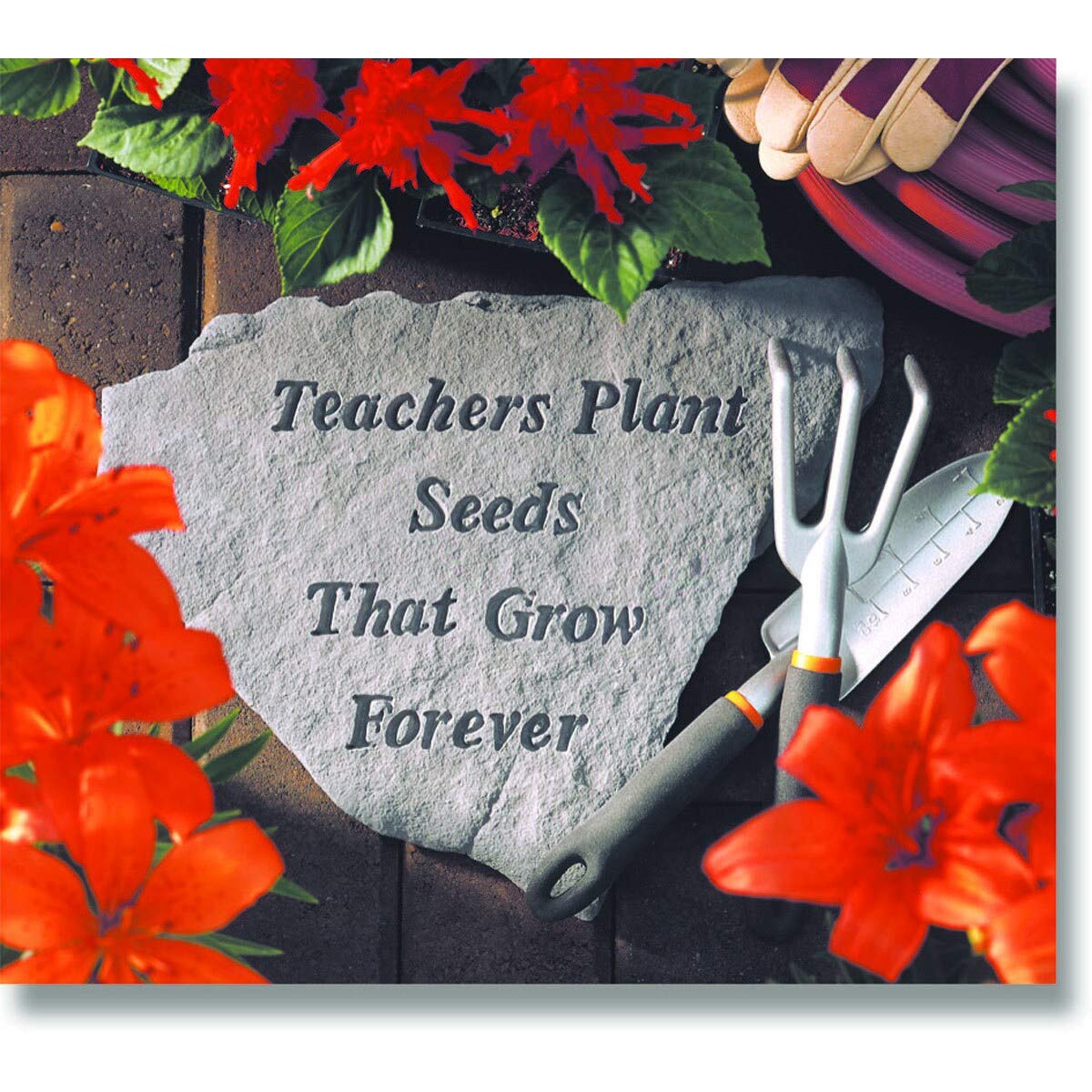 Kay Berry Stepping Stone - Teacher Appreciation Gift for Garden & School Decor - Perfect for Planting Seeds & Outdoor Classroom Inspiration