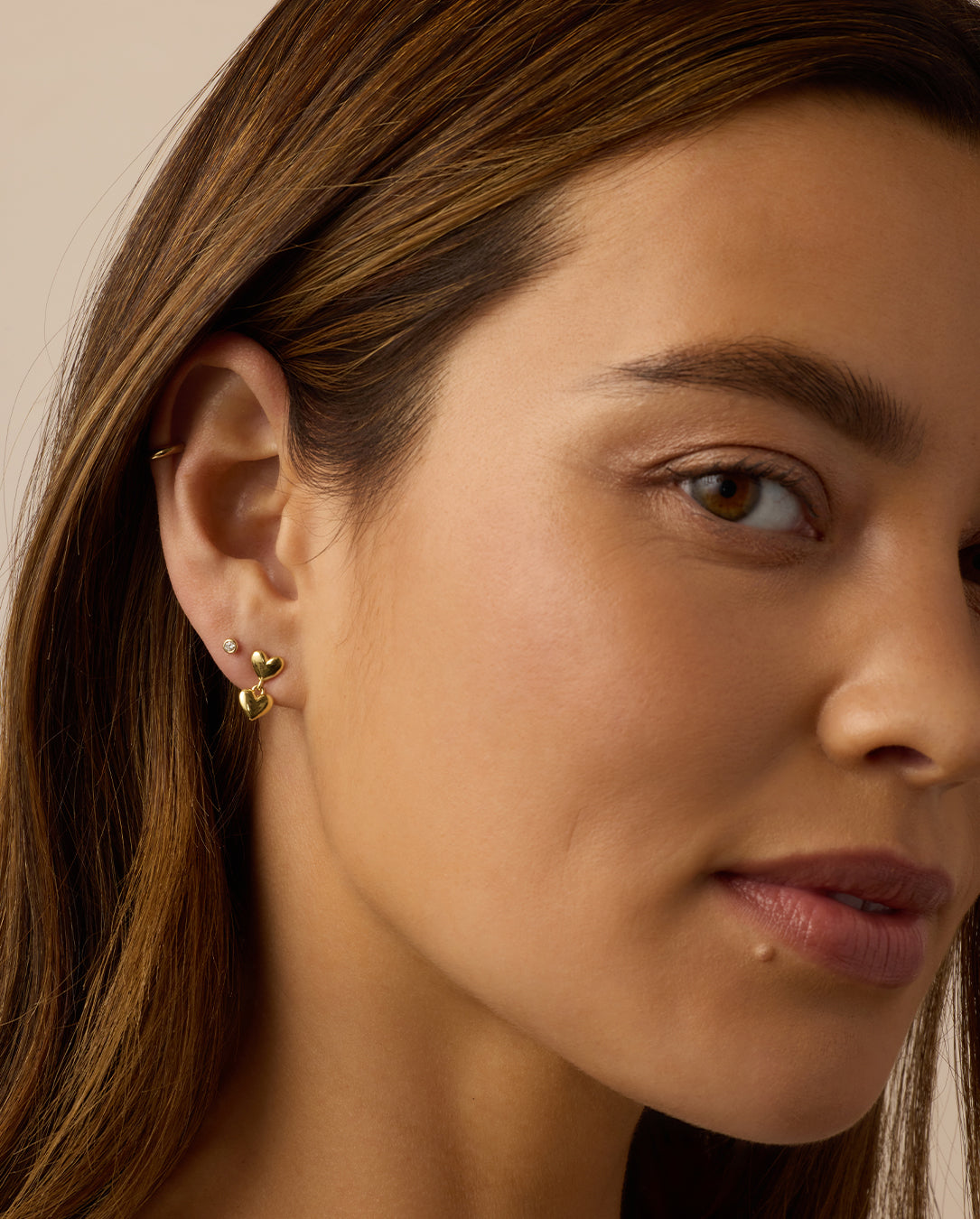 Amour Earrings for Women - Elegant Gold Plated Dangle Earrings for Valentine's Day, Anniversary & Romantic Occasions | Perfect Gift for Her