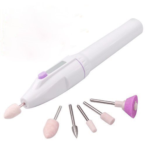 Ligege 5-in-1 Electric Manicure Set - Professional Nail Drill, File Grinder, Callus Remover & Polisher Kit for Home Manicure & Pedicure Care | Perfect for Salon-Quality Nails at Home, Travel & Gift Giving