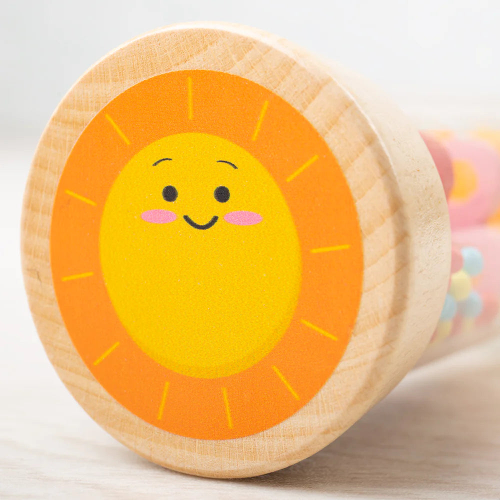 Handcrafted Wooden Rainmaker Toy - Musical Percussion Instrument for Kids & Adults - Perfect for Sensory Play, Music Therapy, and Relaxation