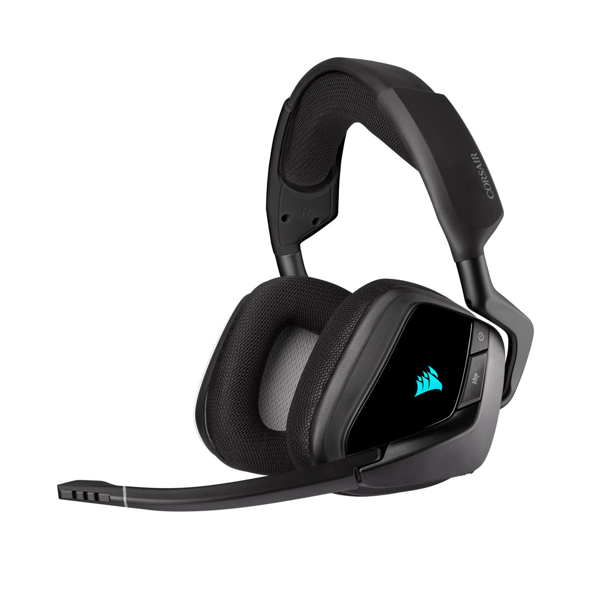 Corsair Void RGB Elite Wireless Gaming Headset - 7.1 Surround Sound, Noise Cancelling Mic, Comfortable Memory Foam - Perfect for PC, PS5, Xbox & Streaming (Black)