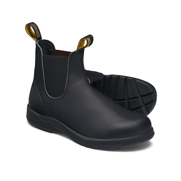 Blundstone 2058 All Terrain Black Leather Chelsea Boots for Men & Women - Waterproof, Comfortable & Durable for Hiking, Work & Outdoor Adventures