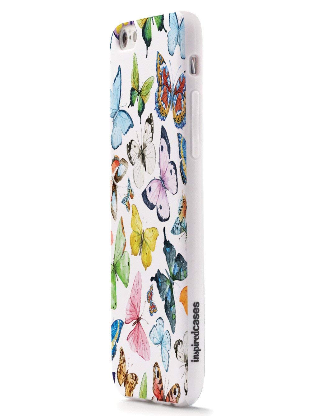 Inspired Cases - Premium 3D Textured Protective Phone Case for Apple iPhone XR - Watercolor Butterflies Design - Shockproof & Slim Fit - Perfect for Daily Use, Travel & Outdoor Activities