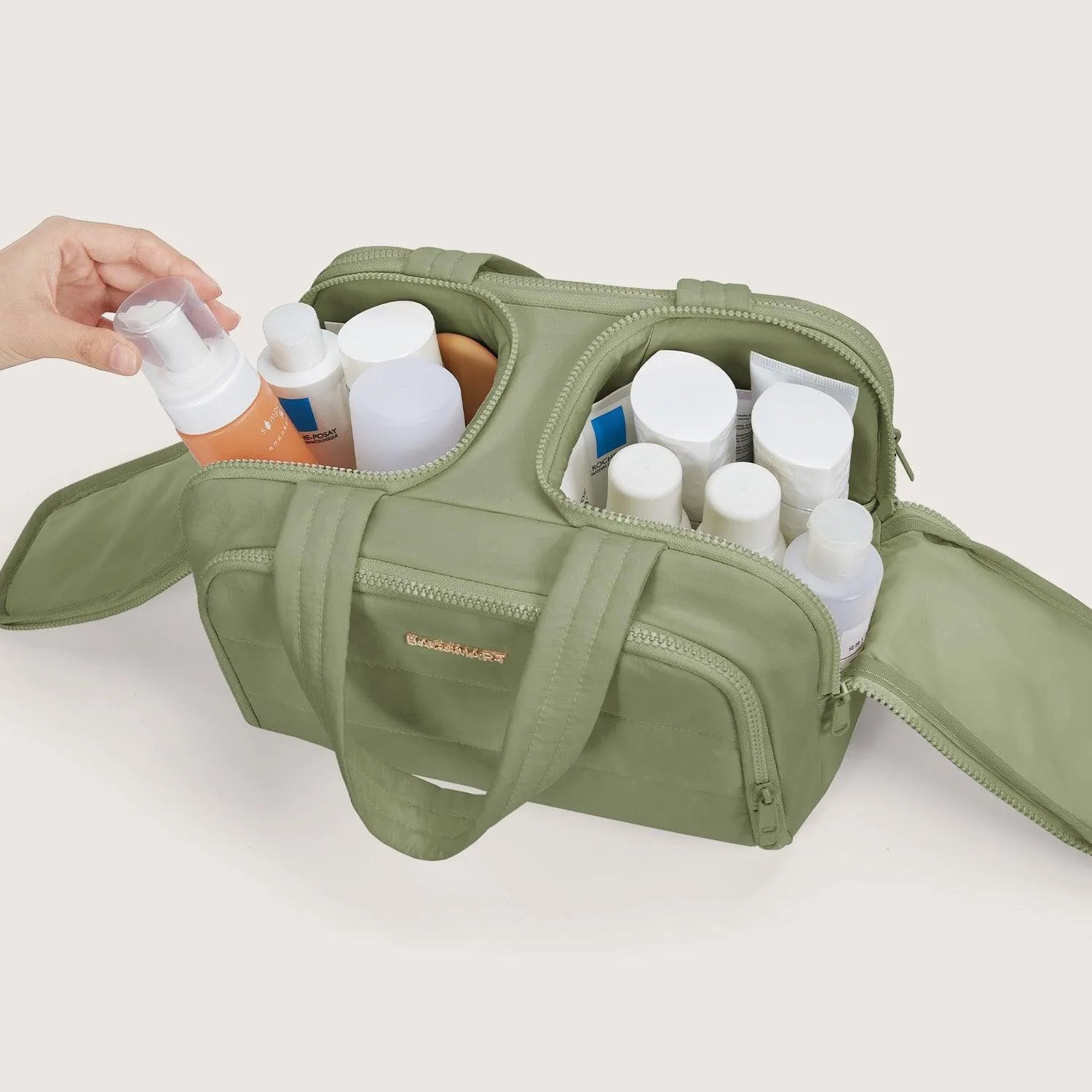 Premium Hanging Toiletry Bag for Travel - Waterproof Cosmetic Organizer with Multiple Pockets - Perfect for Camping, Gym, and Business Trips