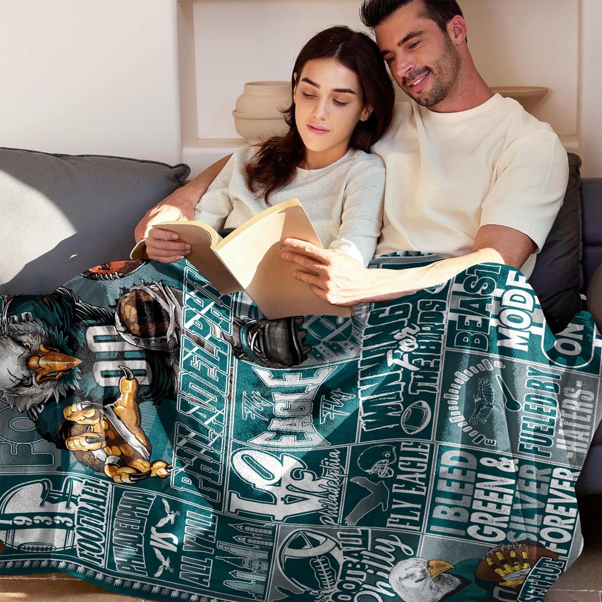 Football Flannel Blanket 80