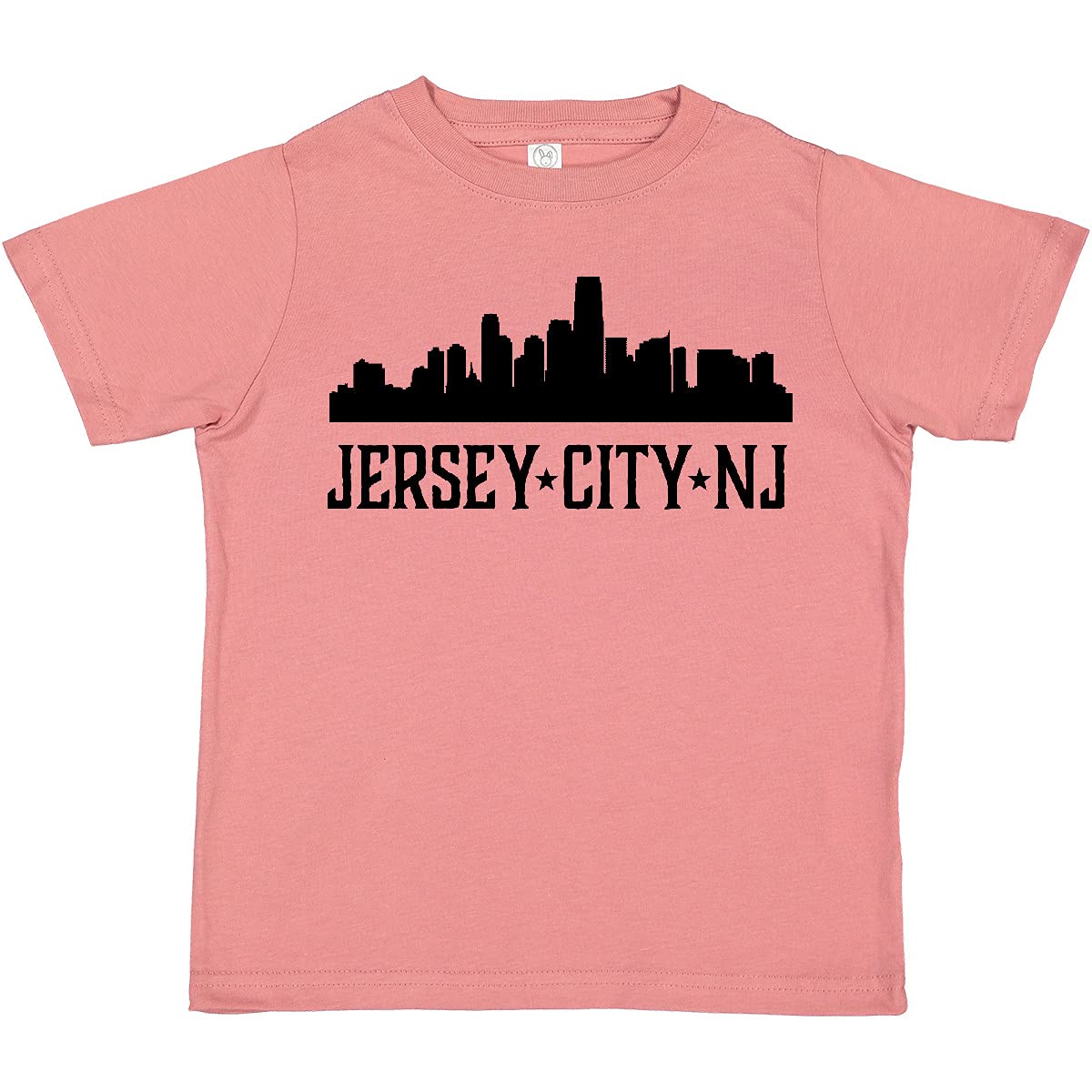Inktastic Jersey City New Jersey Skyline Graphic Toddler T-Shirt - Soft Cotton Tee for Boys & Girls, Perfect for Playdates, Daycare & Family Outings