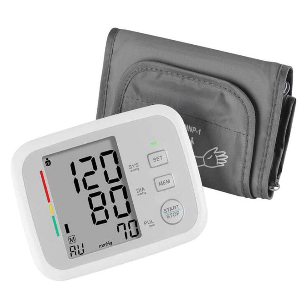 Clinically Accurate Qin Blood Pressure Monitor - Digital Upper Arm Cuff for Pulse & Irregular Heartbeat Detection | Home Use, Doctor's Office & Travel Health Monitoring