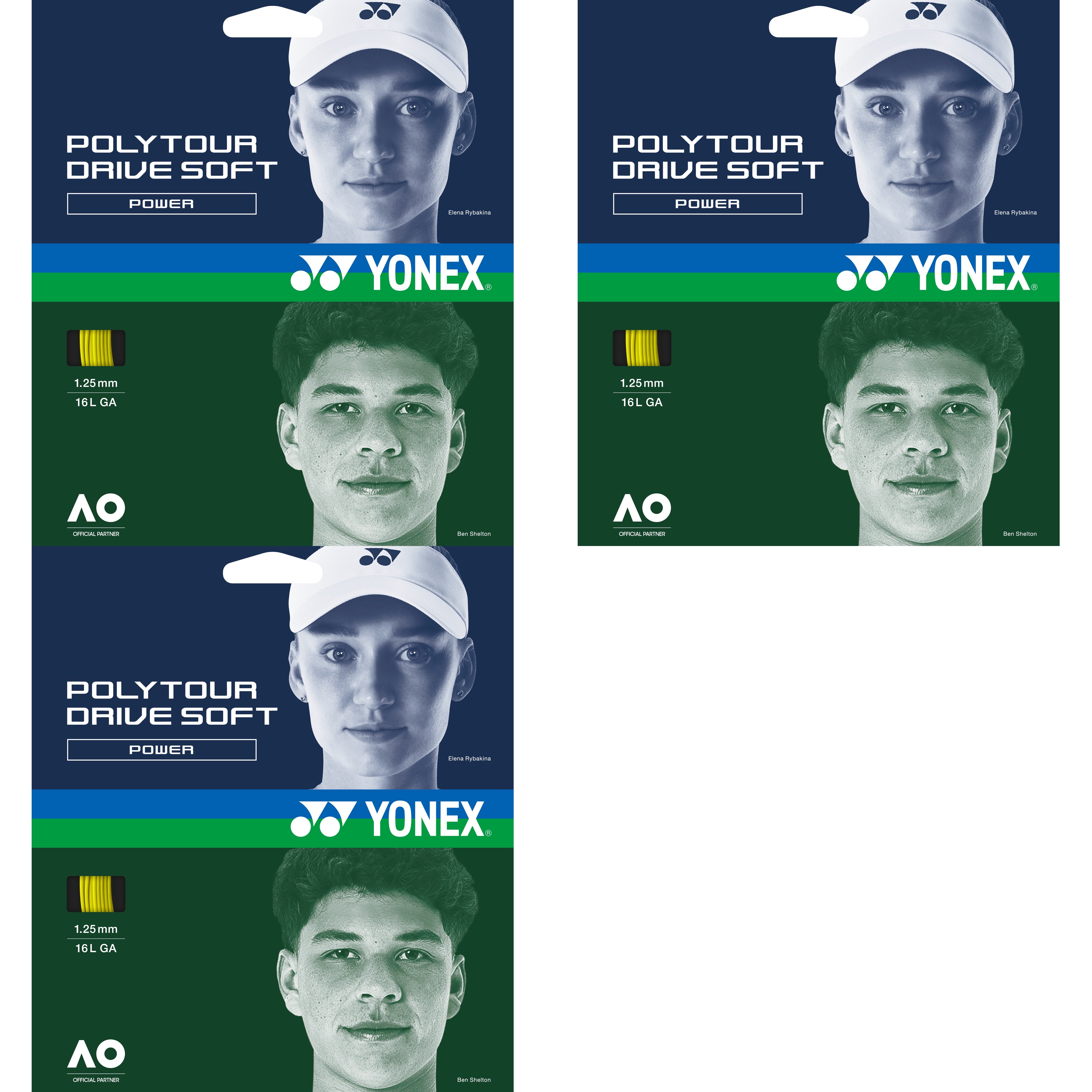 Yonex Poly Tour Drive Soft Yellow Tennis String
