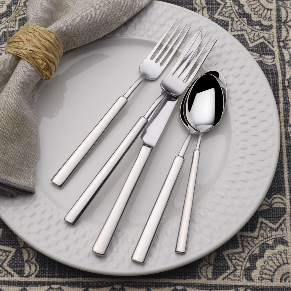 Premium Lucerne Forged 20-Piece Stainless Steel Flatware Set - Service for 4 - Elegant Silverware for Fine Dining, Dinner Parties & Everyday Use
