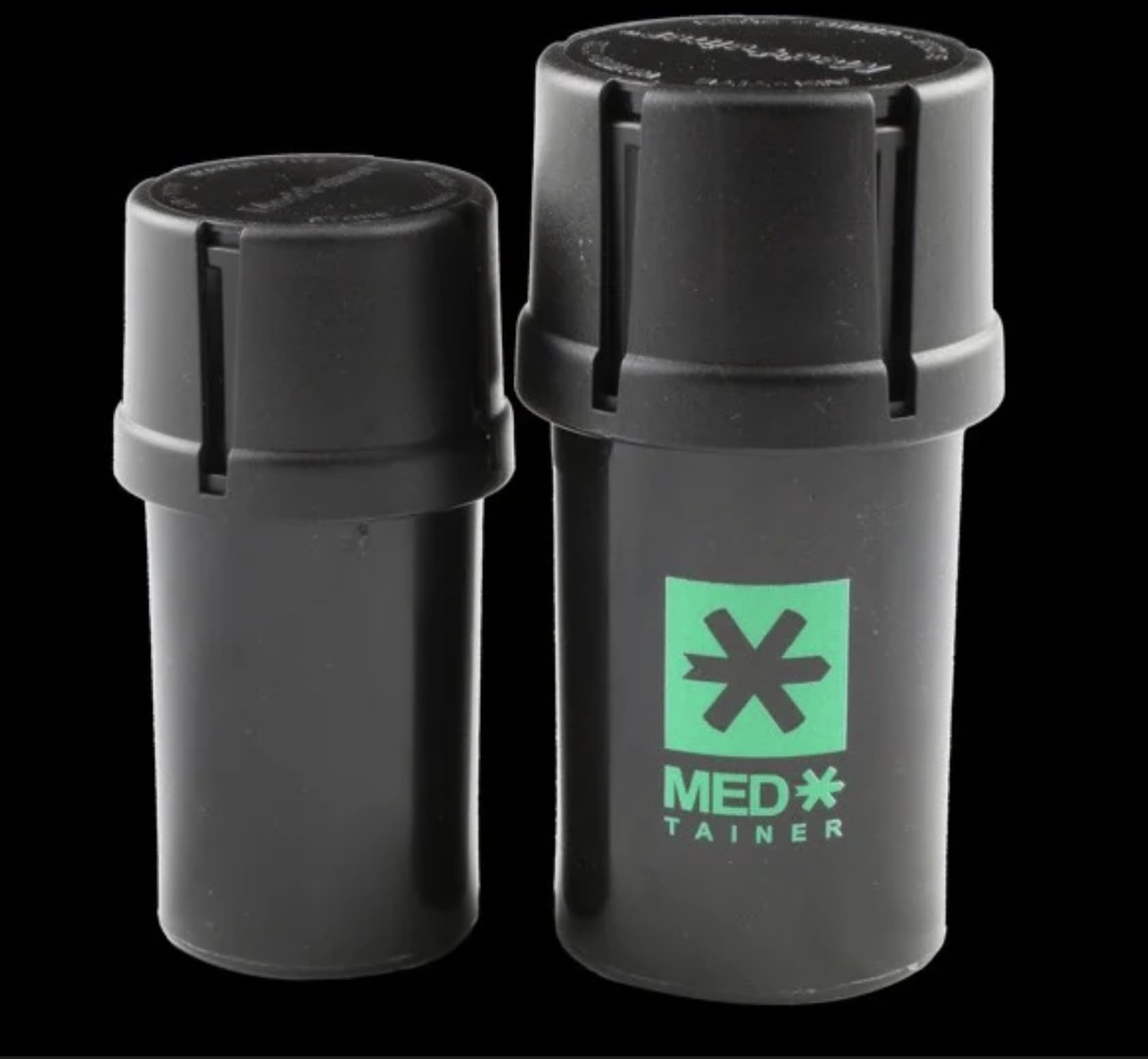 Premium Airtight Watertight Smell Proof Container with Built-in Grinder - Medical Grade Storage for Herbs, Spices & Medication | Ideal for Kitchen, Travel & Healthcare Use
