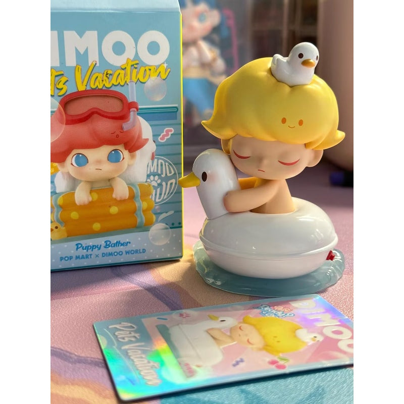 DIMOO Pets Vacation Series Duck Captain - Cute Collectible Vinyl Figure for Home Decor, Gift & Display | Perfect for Shelf, Desk & Toy Collection