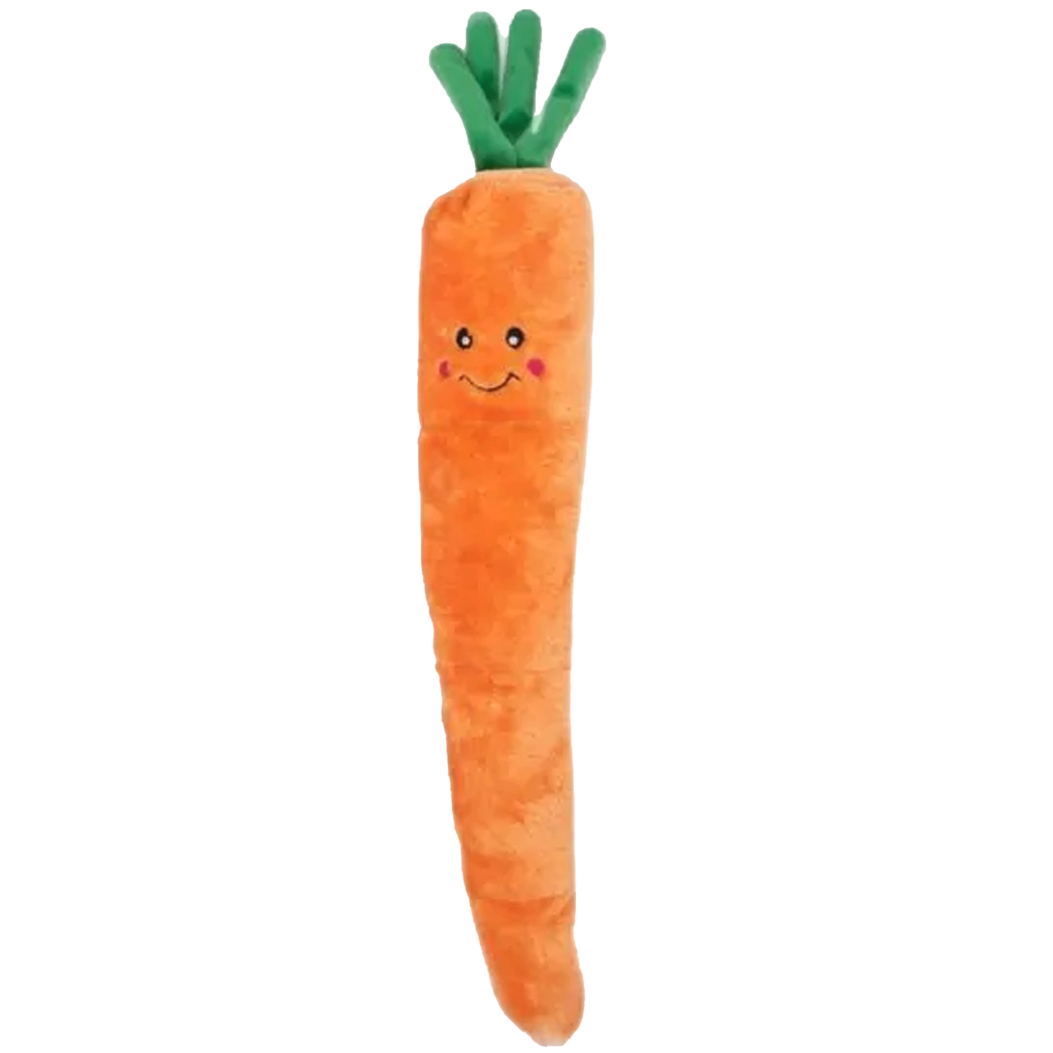 Zippy Paws Jigglerz Squeaky Carrot Dog Toy - Interactive Chew Toy for Small & Medium Dogs - Perfect for Indoor Play & Training