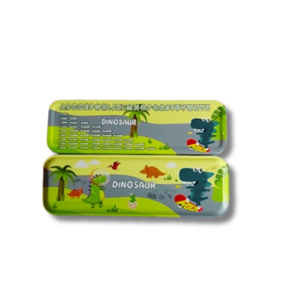 Dino Space Themed Stationery Kit for Kids - Pencils, Notebook, Eraser & Sharpener Set | Perfect for School, Birthday Gifts & Party Favors | Fun Learning & Writing Supplies for Boys & Girls