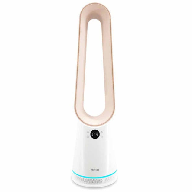 OURA BLDC Bladeless Fan with Mood Light - Ultra Quiet, Energy Efficient Cooling for Home, Office & Bedroom - Perfect for Relaxation & Sleep