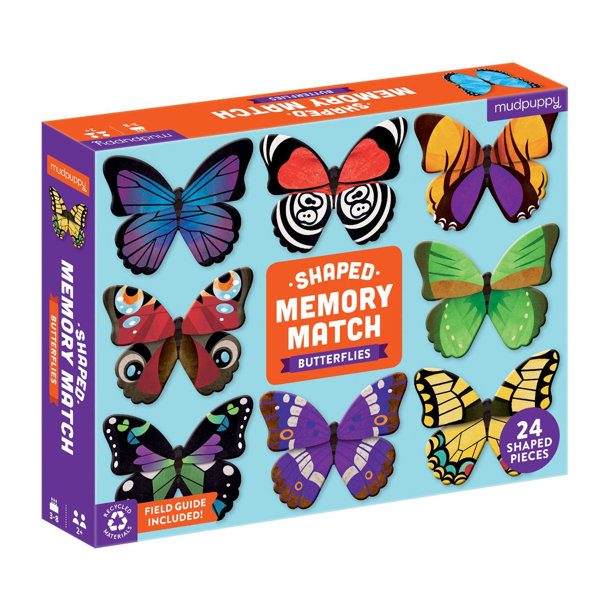 Butterfly Shaped Memory Match Game - Fun Educational Toy for Kids, Perfect for Preschool Learning & Family Game Night