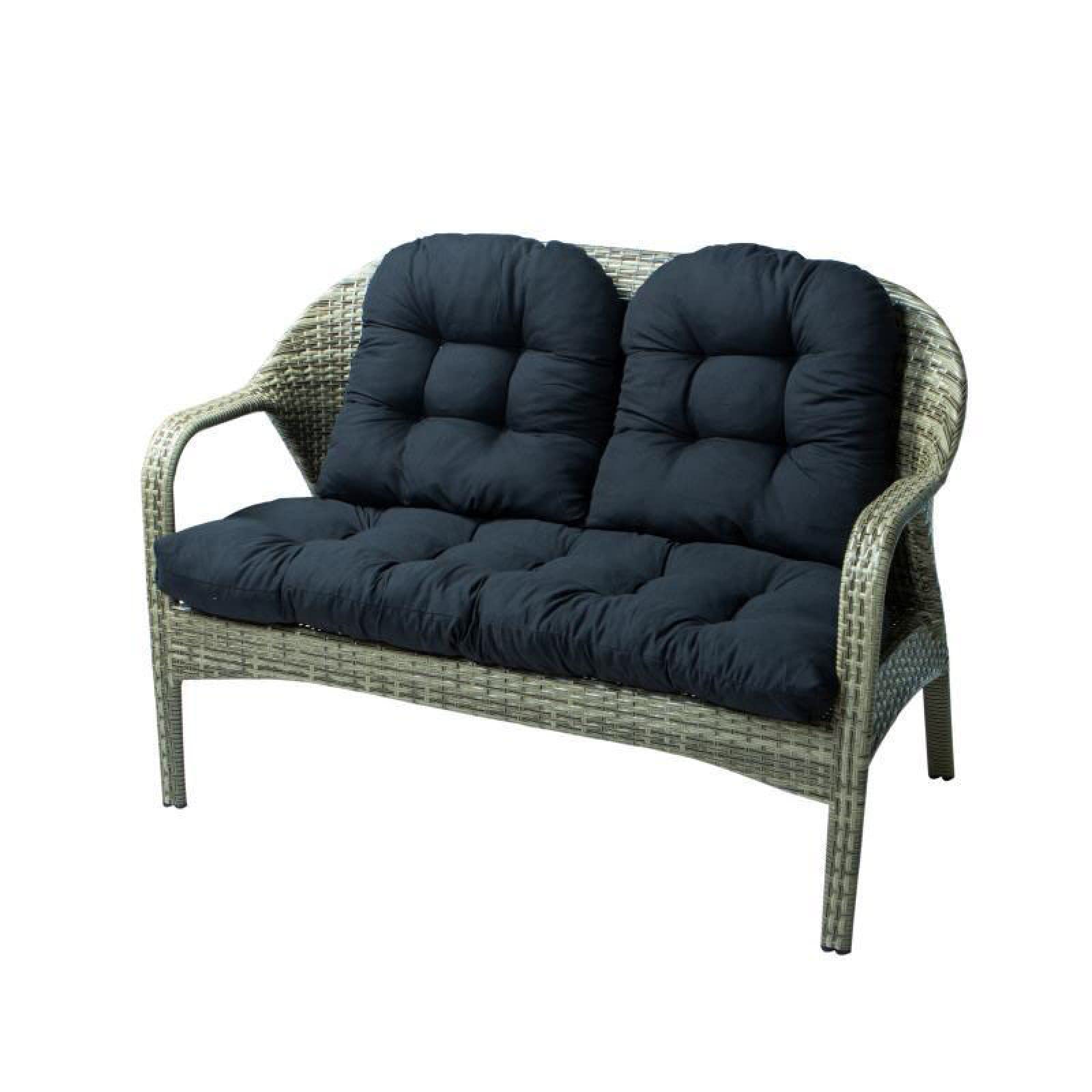 Waterproof Outdoor Garden Furniture Cushions - Thickened Seat Cushions for Patio, Deck, Storage Bench, Sofa & Wicker Loveseat - All-Weather Comfort for Backyard, Poolside & Sunroom Relaxation