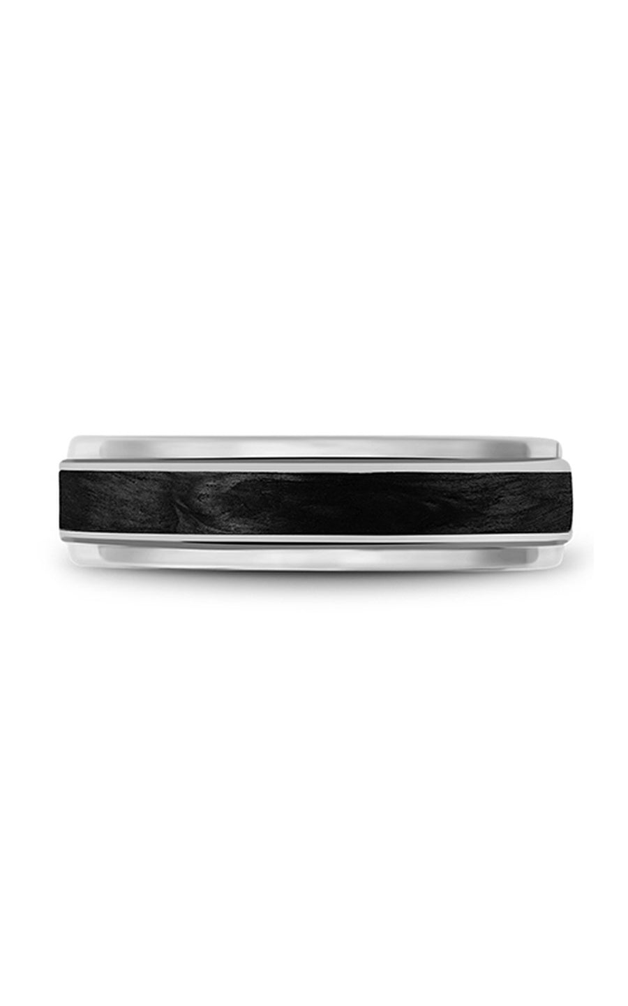 Bleu Royale Men's Wedding Band Ring RYL 047W6 - 14K White Gold Classic Wedding Ring for Men, Perfect for Engagement, Anniversary & Special Occasions