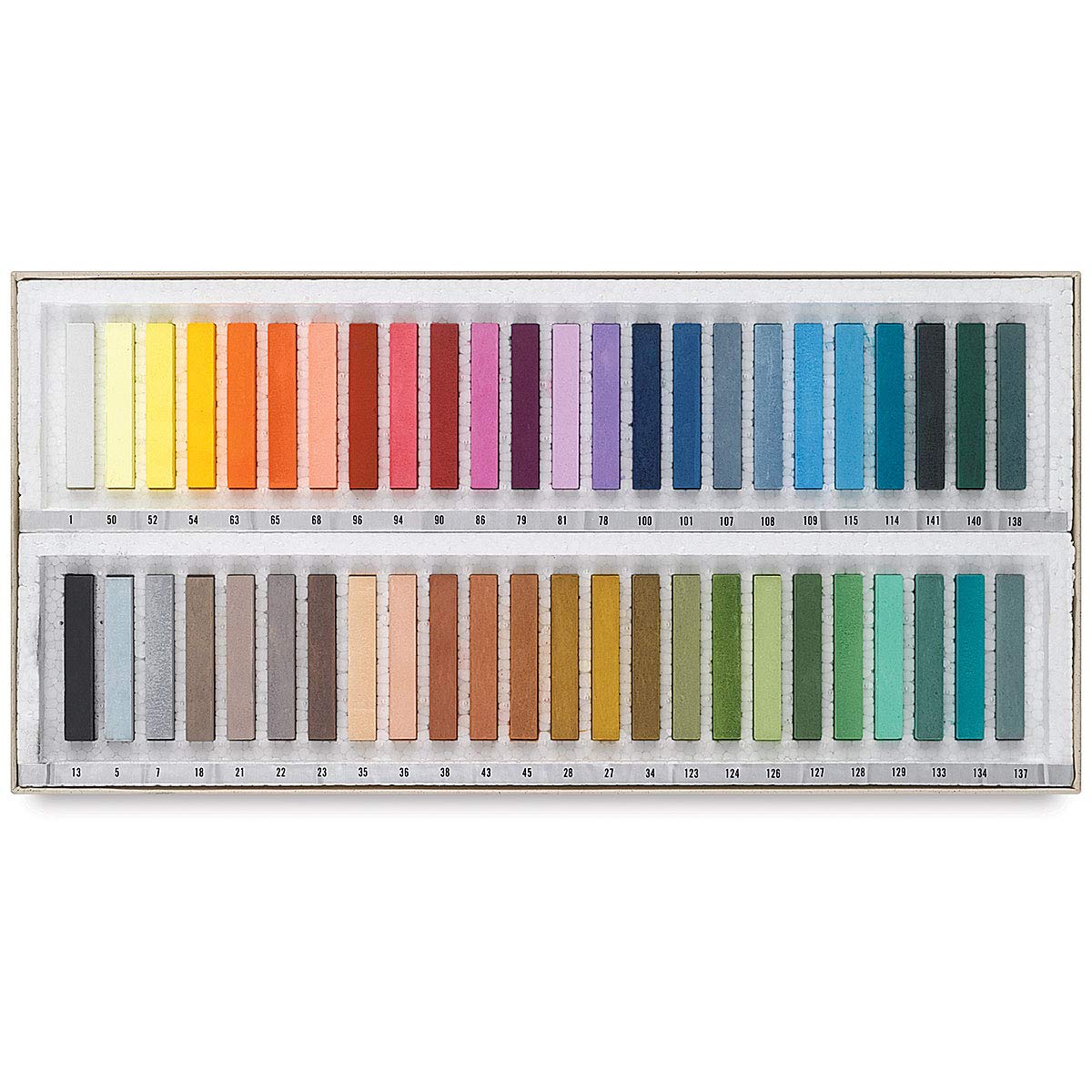 Holbein Artists' Soft Pastel Set - 48 Landscape Colors for Professional Drawing & Sketching | Perfect for Outdoor Painting, Nature Scenes & Art Classes