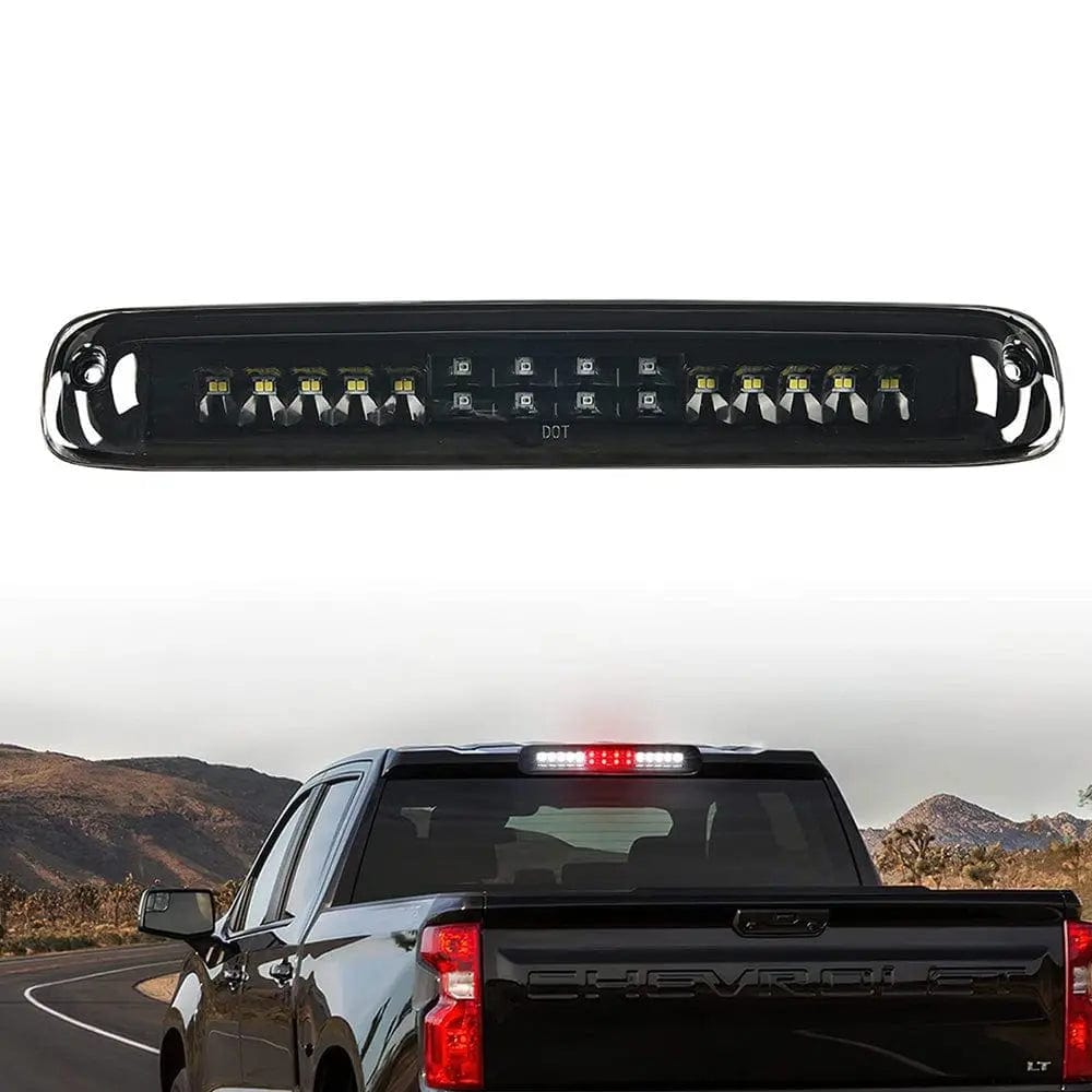 1999-2007 Chevy Silverado & GMC Sierra 1500/2500/3500HD Third Brake Light Replacement - High Visibility LED Stop Lamp for Improved Safety - Perfect for Off-Roading, Towing & Night Driving