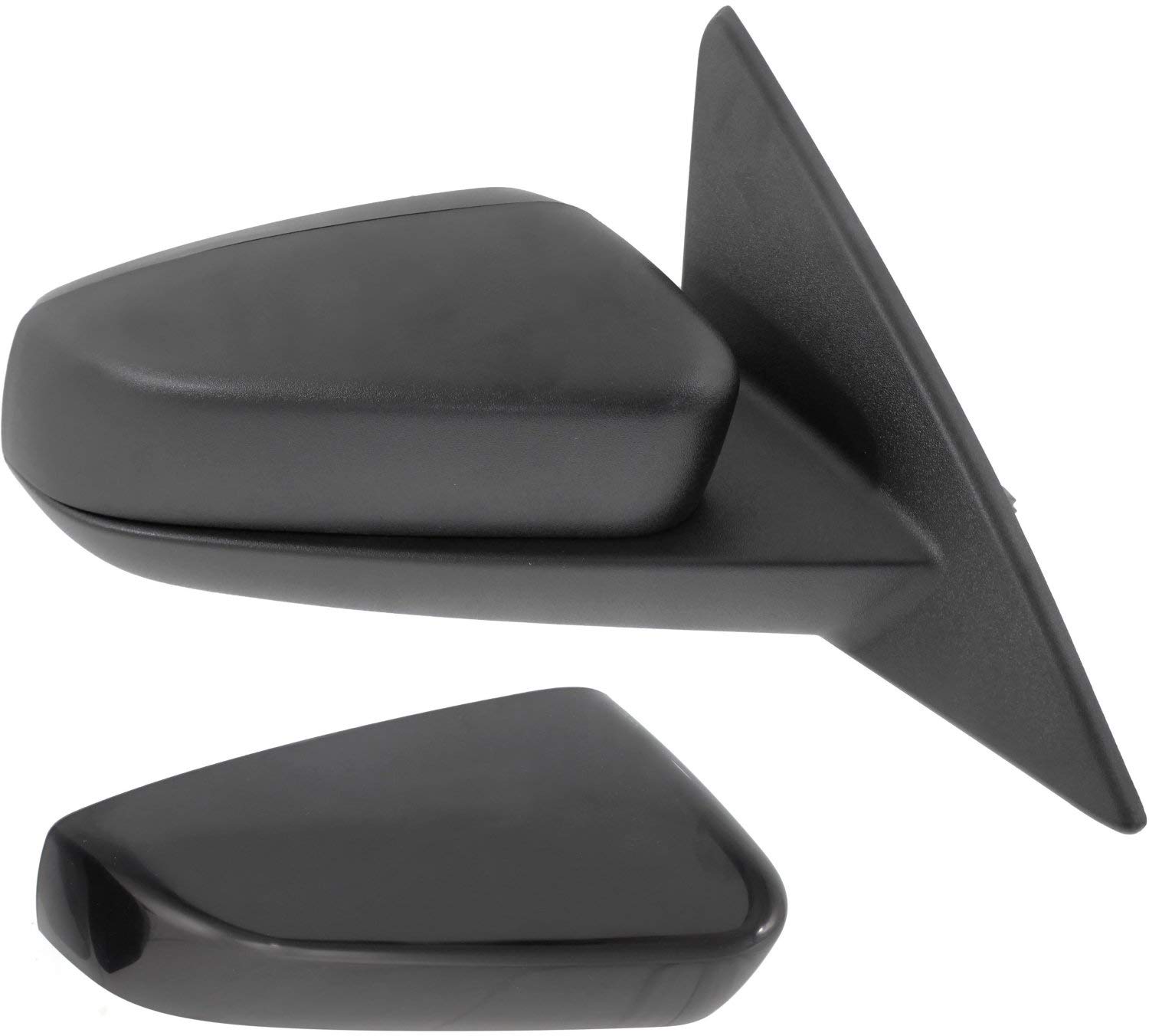 2010 Ford Mustang Power Side Mirrors - Driver & Passenger Side with 2 Caps | Kool Vue Replacement Mirrors for Enhanced Visibility & Safety | Perfect for Daily Commuting & Road Trips