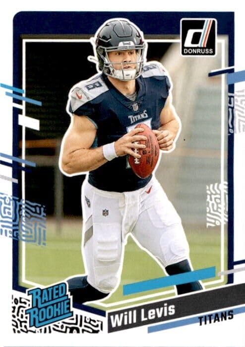 2023 Tennessee Titans Donruss Factory Sealed 12-Card Team Set with Will Levis, Peter Skoronski & Tyjae Spears Rated Rookie Cards | NFL Football Collectibles for Fans & Card Collectors | Perfect for Display, Trading & Investment