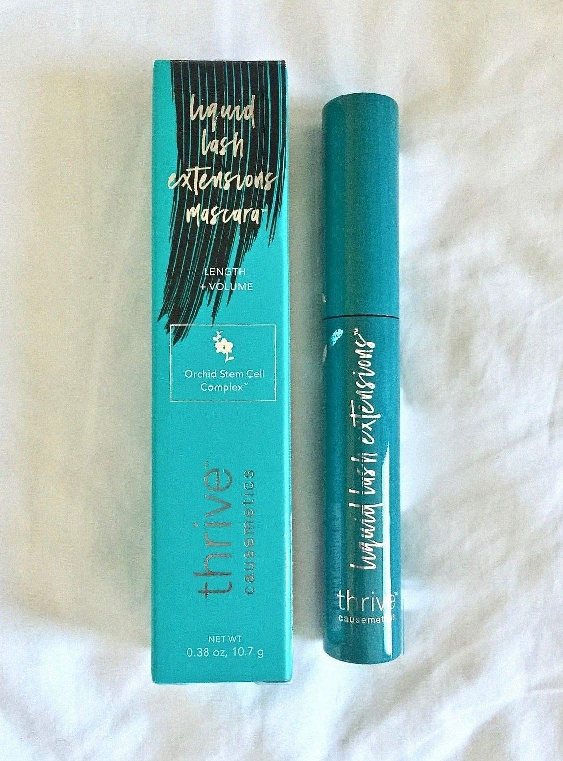 Liquid Lash Extension Mascara - Crystal Brown - Long Lasting Volumizing & Lengthening - Smudge Proof Waterproof - Hypoallergenic Formula .38oz - Perfect for Day to Night Wear, Special Occasions & Sensitive Eyes