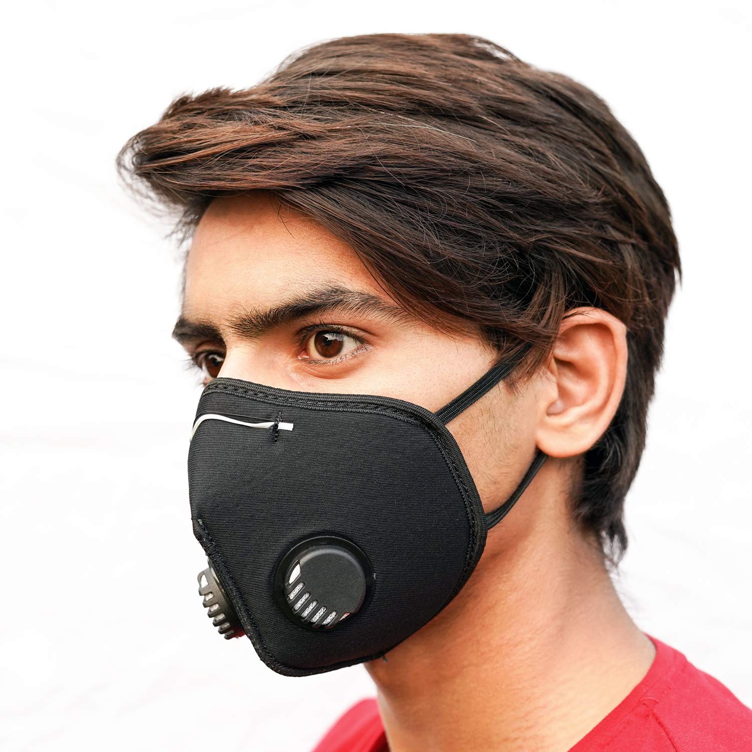 TOMAS WEENER Anti Pollution Face Mask with Double Filter - Adjustable Nose Clip, Multi-Layer Protection, Super Soft Fabric for Men, Women & Kids | Perfect for Commuting, Outdoor Activities & Air Pollution Protection