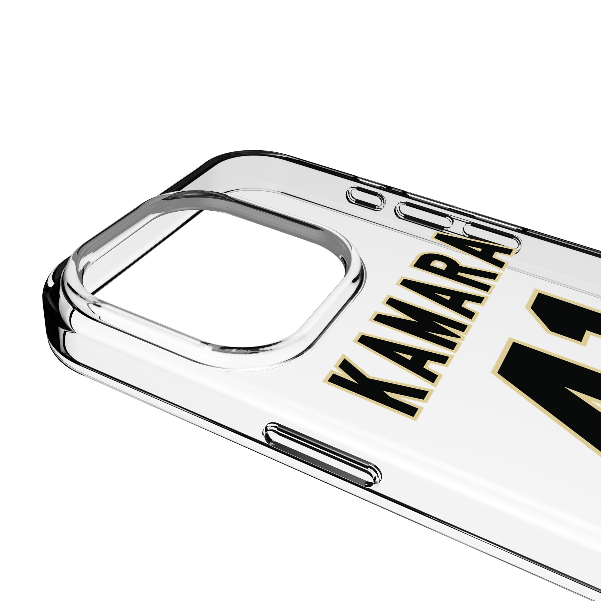 Alvin Kamara New Orleans Saints iPhone 41 Game Tactical Clear Phone Case - Perfect for Football Fans & Game Day Protection