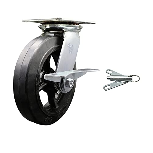 Swivel - Brake & Bolt on Swivel Lock - Black