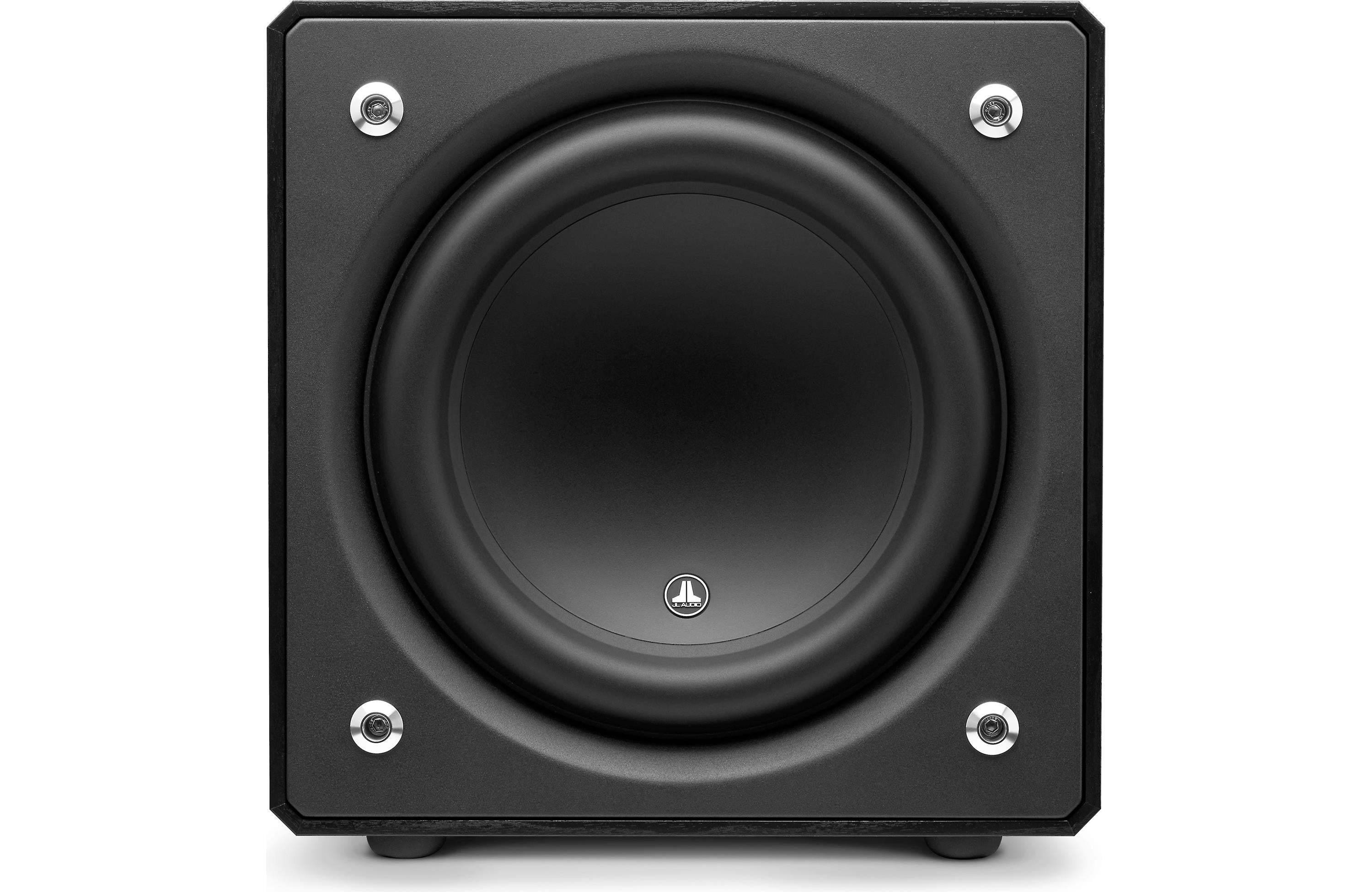 JL Audio E SUB 112 ASH 12 Inch 300W Powered Subwoofer - Premium Bass for Home Theater & Car Audio Systems