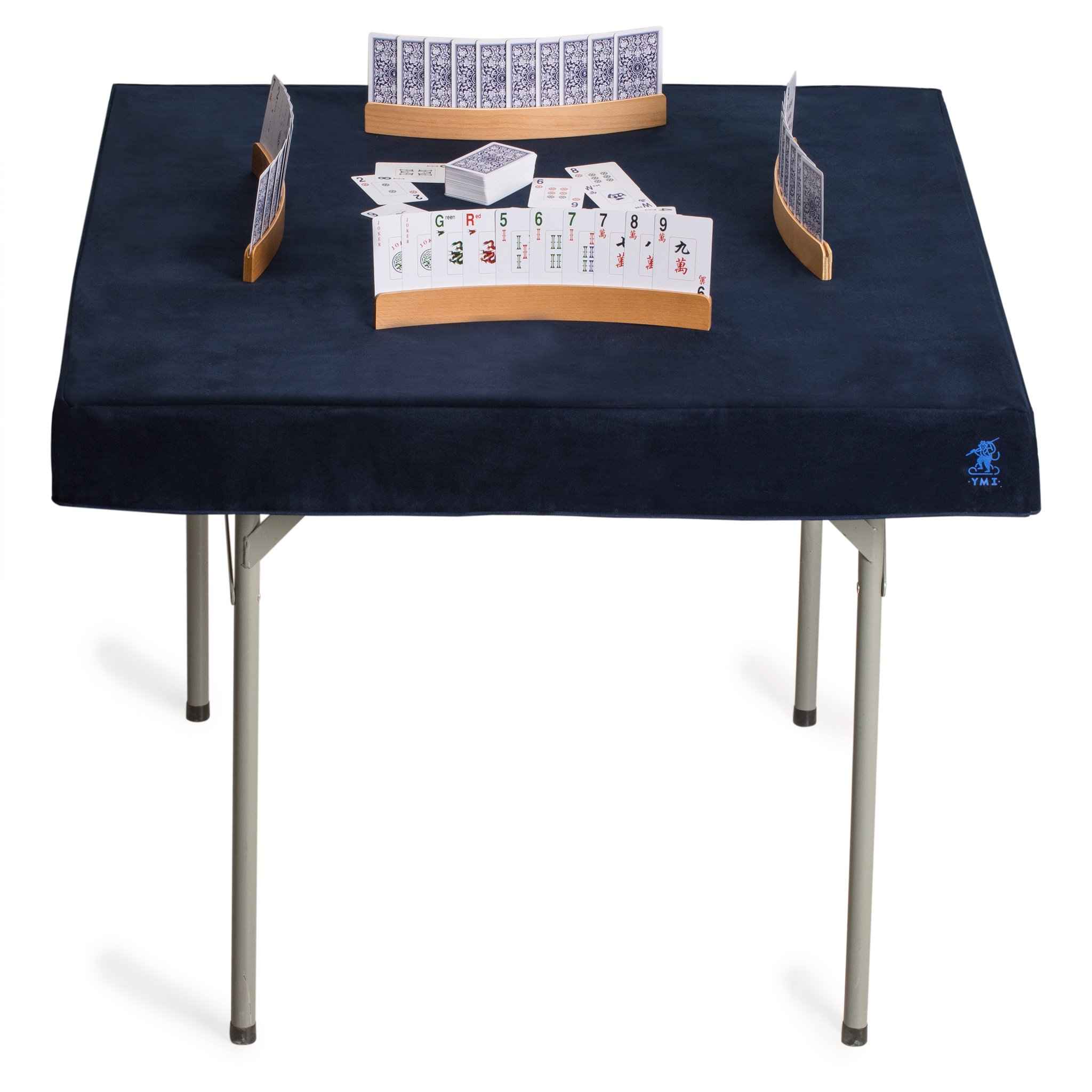 Yellow Mountain Imports Premium Table Cover for Poker, Cards, Mahjong, Board Games & Tile Games - Waterproof & Non-Slip Gaming Surface for Casino Nights, Family Game Nights & Tournaments