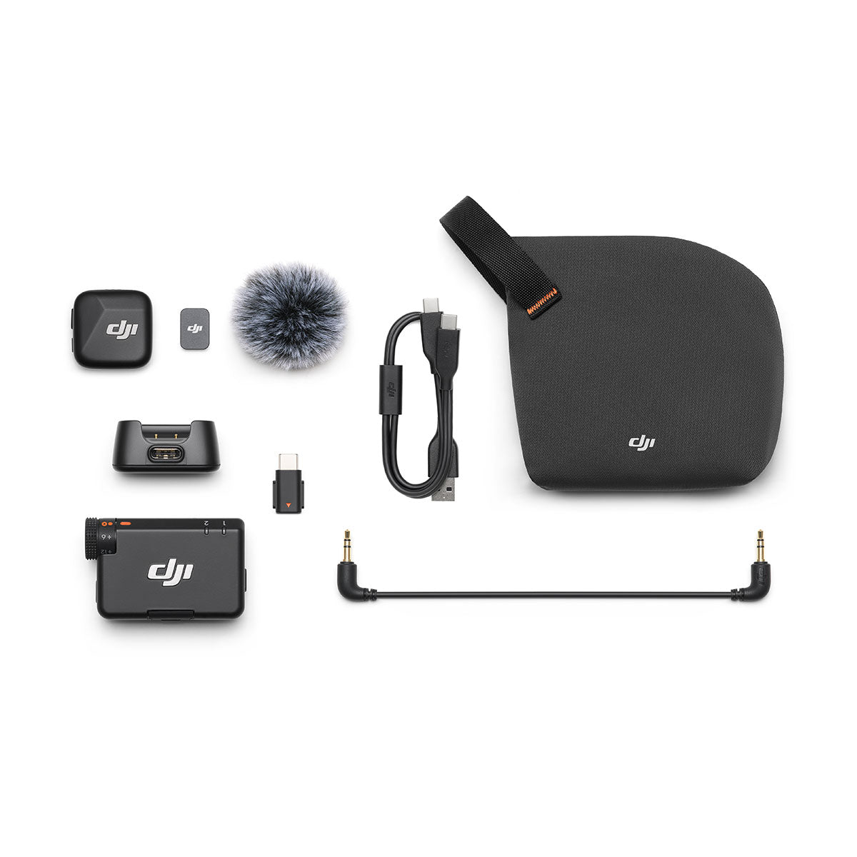 DJI Mic Mini Wireless Lavalier Microphone System for iPhone, Android, Camera - Compact 1-Person Clip-On Mic for Vlogging, Interviews, YouTube & Live Streaming