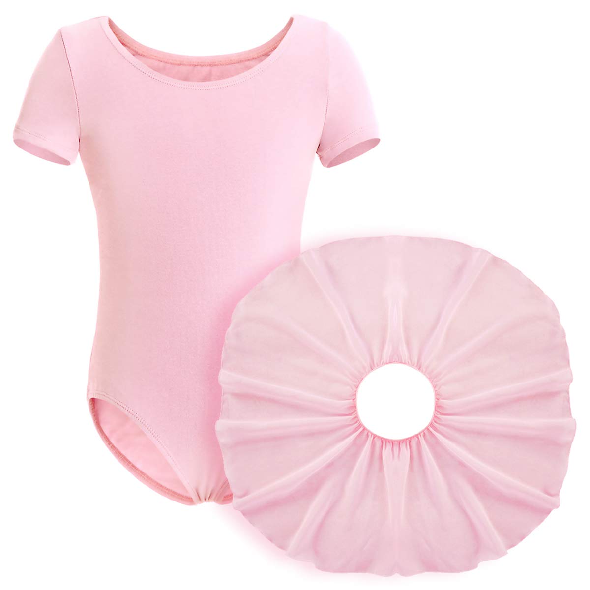 Magic Town Girls Toddler Ballet Dance Leotards - Comfortable & Stretchy Ballet Leotard for Kids Dance Class, Recital & Performance