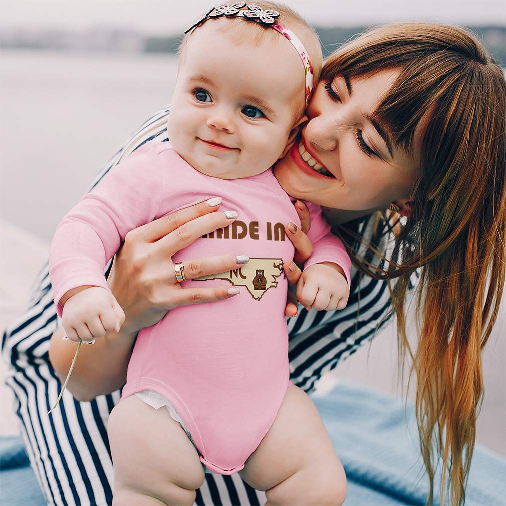 Premium Baby Long Sleeve Bodysuit - 100% Cotton Soft Onesie for Newborns (Oxford Gray) | Unisex Infant Clothes | Made in USA | Perfect for Everyday Wear, Photo Shoots & Gifts