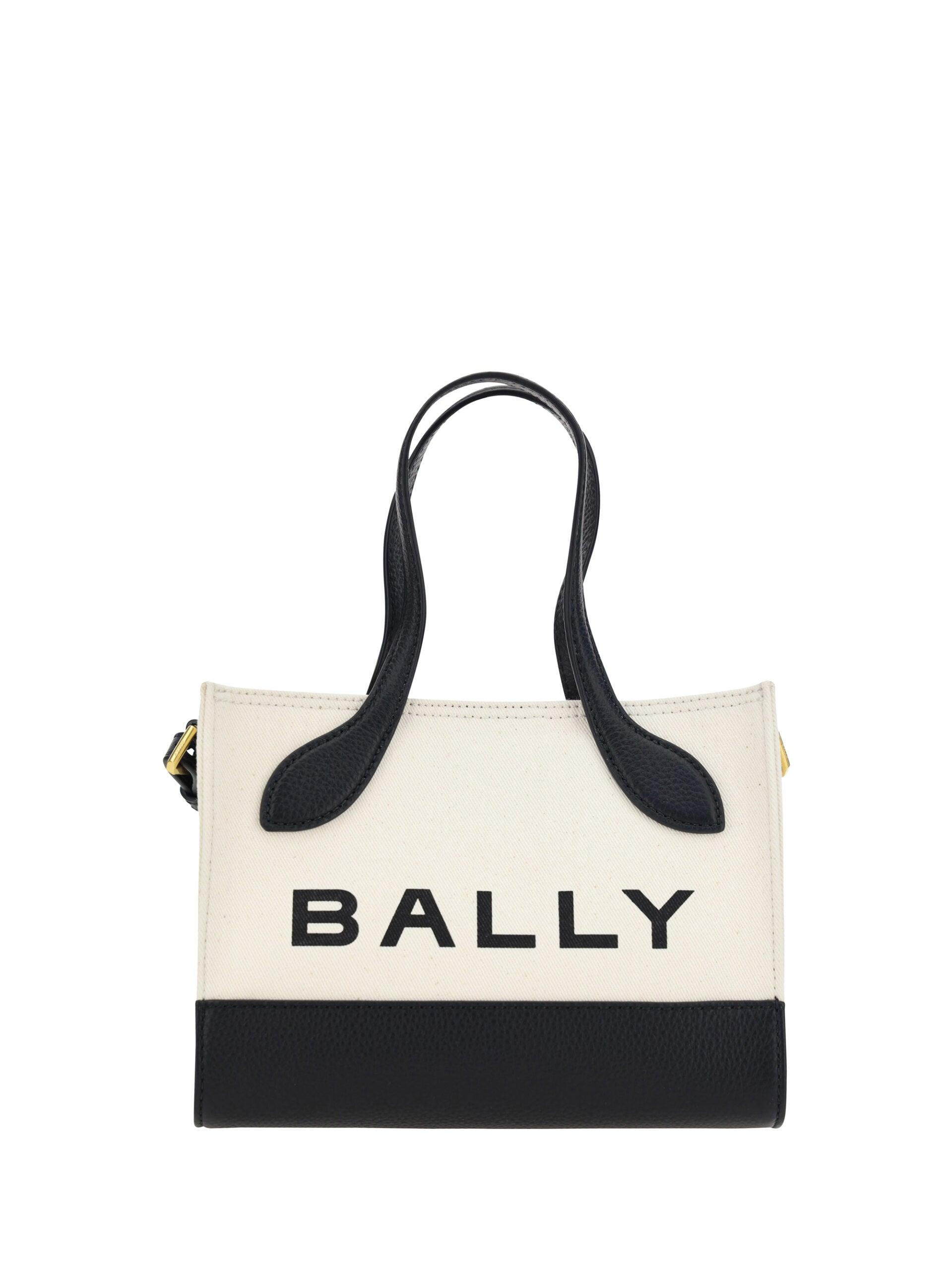Bally White and Black Leather Mini Handbag for Women | Stylish Crossbody Purse | Perfect for Date Night, Work & Travel | Luxury Designer Handbag