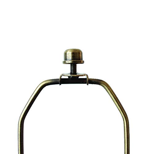 2-Pack Antique Brass Lamp Harp Set (12
